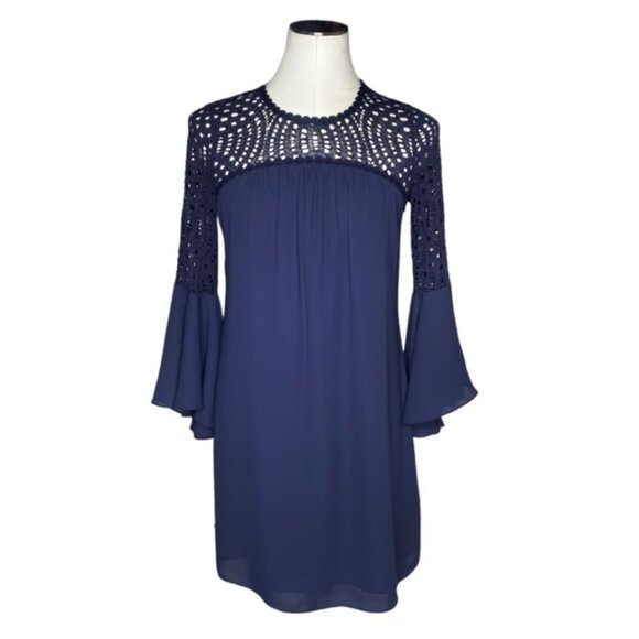 NWOT Lilly Pulitzer Amenna Bell Sleeve Lace Size 14 - Picture 2 of 9